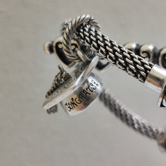 Brighton Graduation Cap Charm Bracelet - Picture 7 of 11